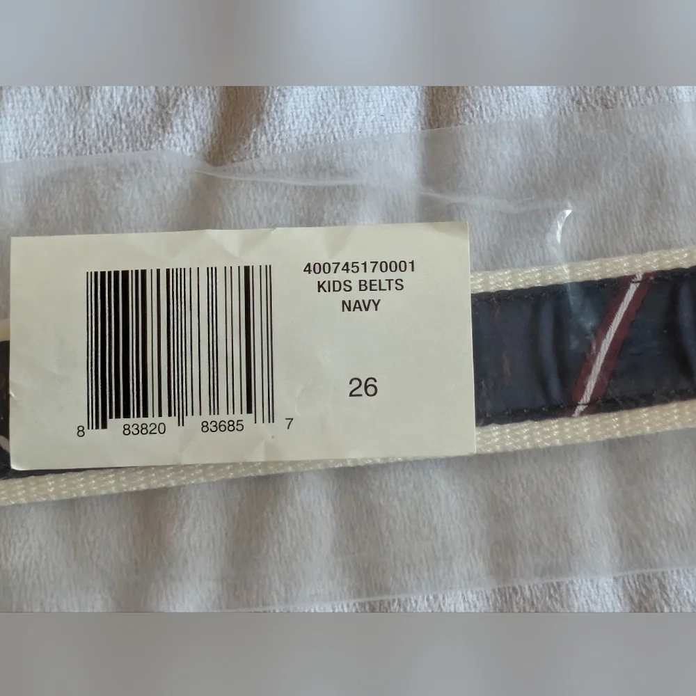 Kids Polo Ralph Lauren Canvas And Ribbon Belt Size 26